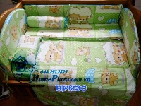 Chăn ga gối quây cũi Hàn Quốc HPK30